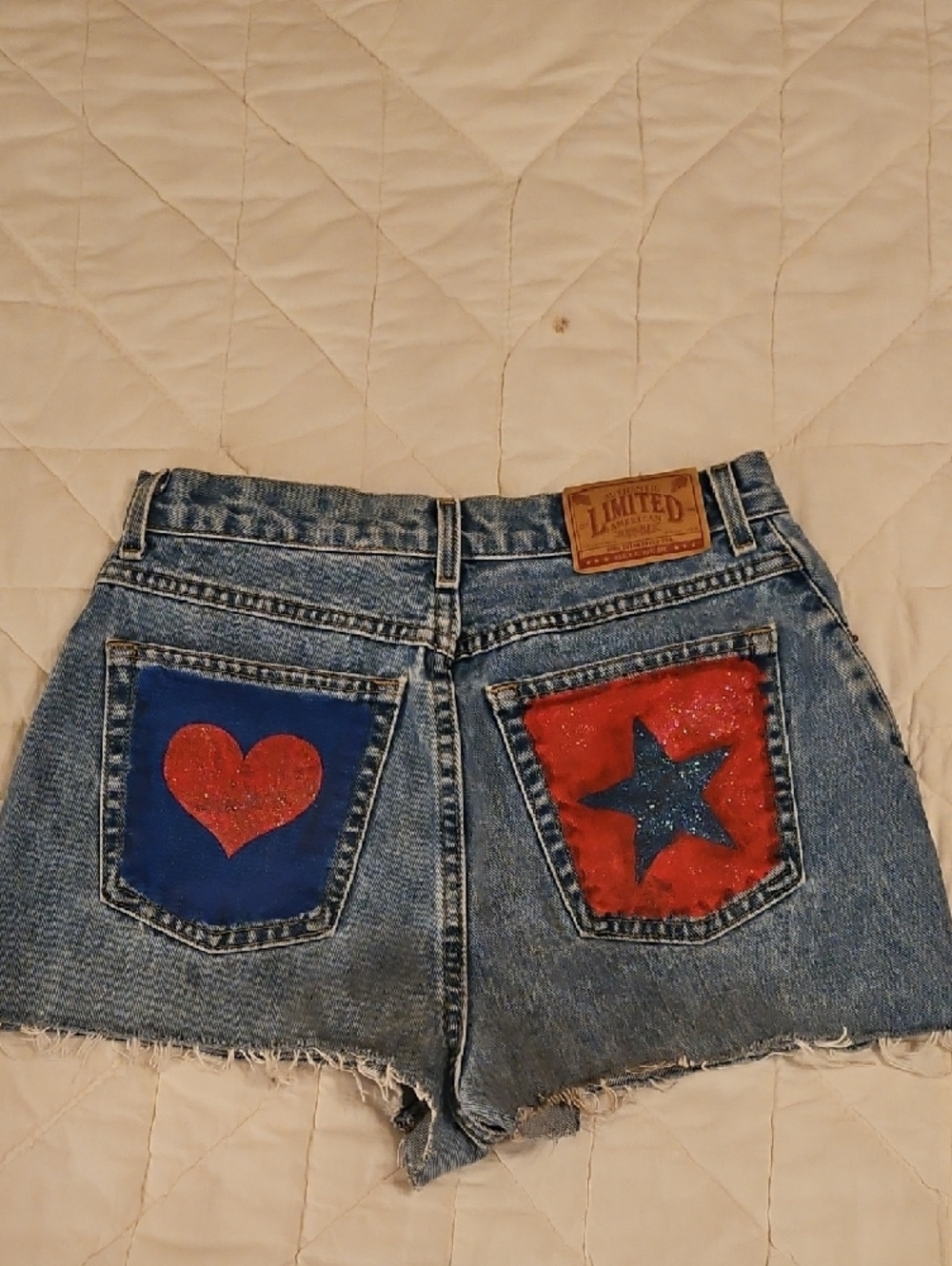 LIMITED American- American Flag Shorts- Size 12 R - Picture 2 of 9